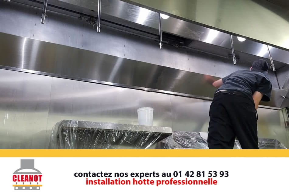 Nettoyage et dégraissage hotte de restaurant prix dès 249€ HT